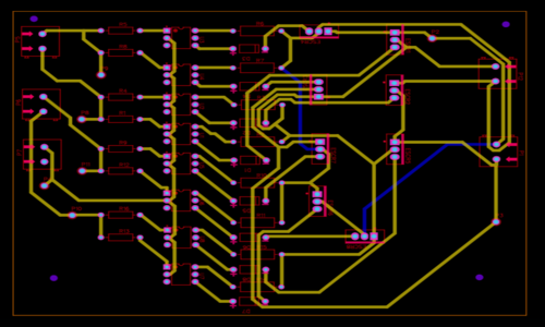 Cycloconverter PCB layout