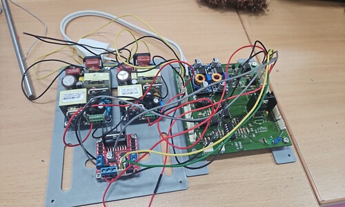 Power supply and motor control electronics